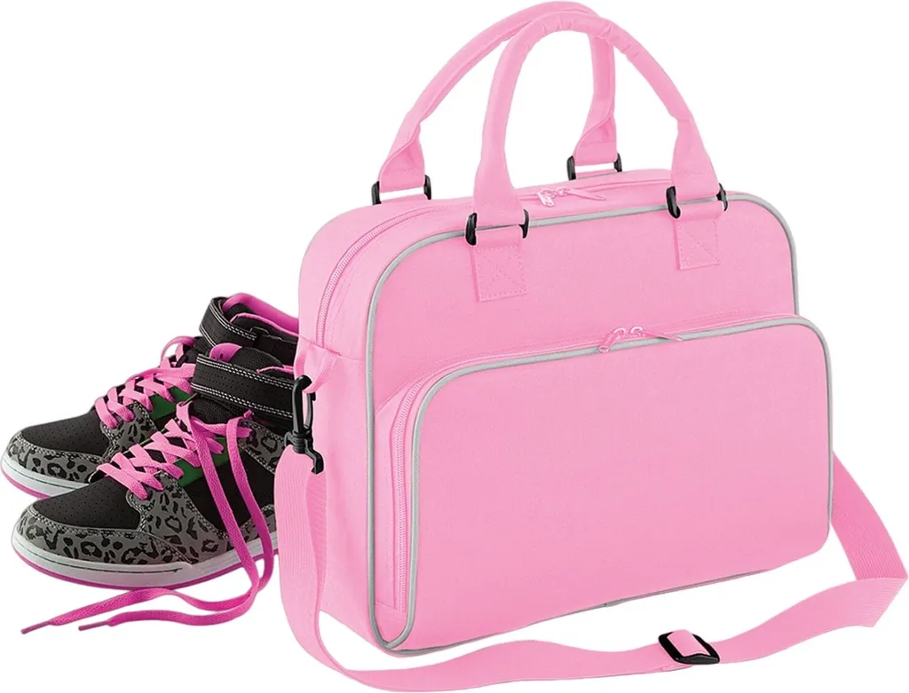 Bagbase - Bagbase, piped PC6022 (taglia unica) (rosa/grigio chiaro)