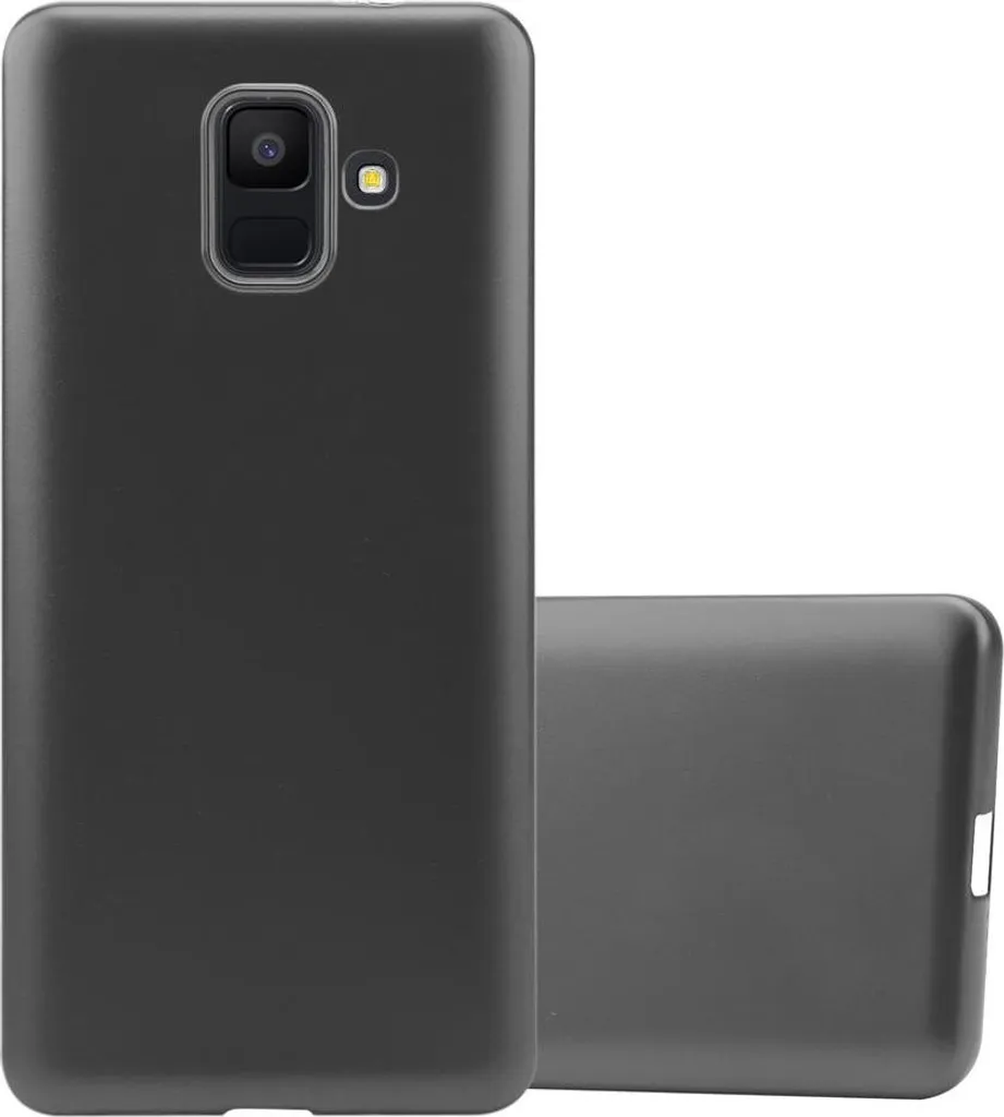 Cadorabo cover protettiva per Samsung Galaxy A6 2018 custodia in grigio per telefono cellulare TPU custodia in silicone cover case