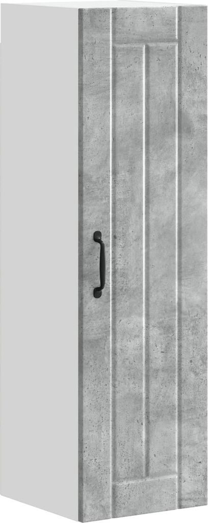 Küchenschrank Beton Grau 30 x 31 x 100 cm Holzwerkstoff