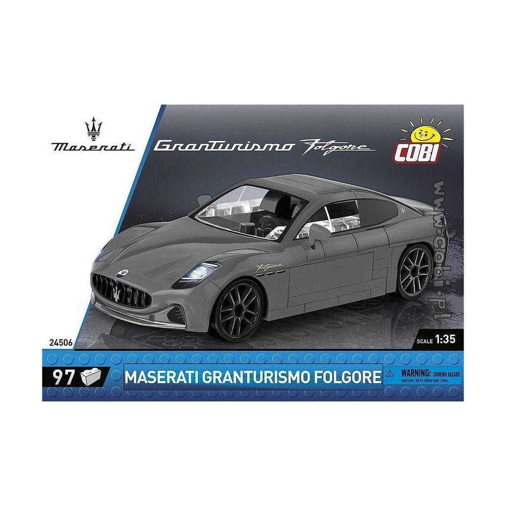 Maserati GranTurismo Folgore Bausteinmodell 1:35, 97 Teile Produktbild 