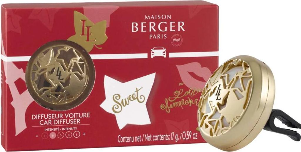 Geschenkset Autodiffusor Gold + Lolita Lempicka Sweet Refill
