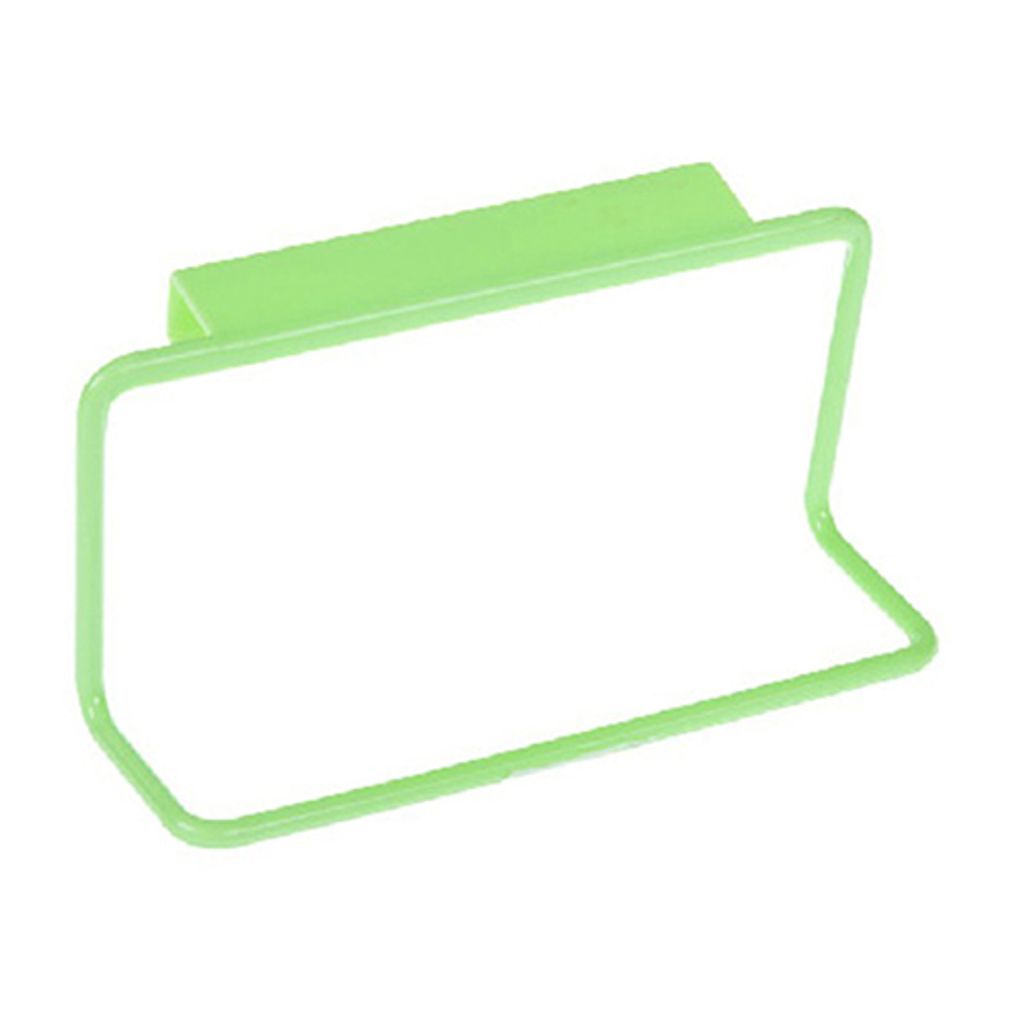 Handtuchhalter Punch platzsparende Plastikschrankschrank Schrankhandtuchregal für Zuhause-Grün