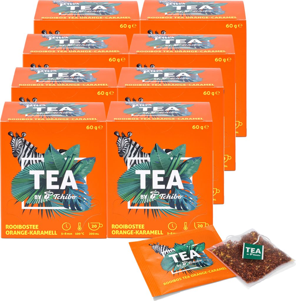 Tchibo Tee „TEA by Tchibo“ Rooibostee Orange-Karamell, Produktbild 