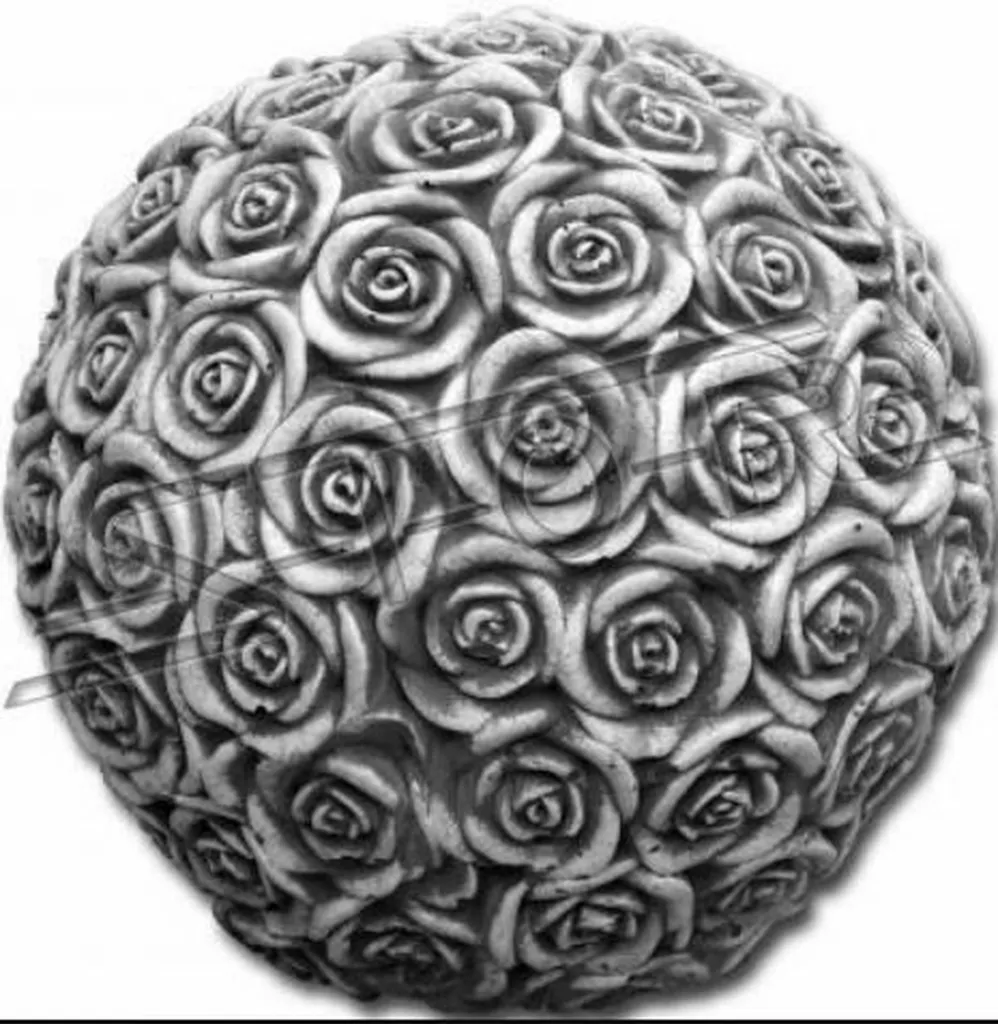 Déco Jardin Zen Sculpture Boule 23cm Idéale pour Terrasse et Parterre