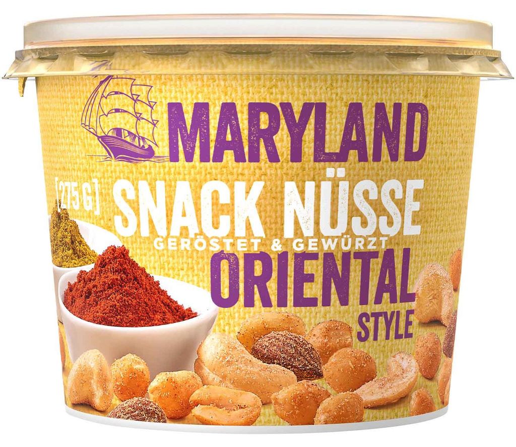 MARYLAND KH18437, Snack mixes, Mandel, Cashew, Erdnuss, 275 Produktbild 