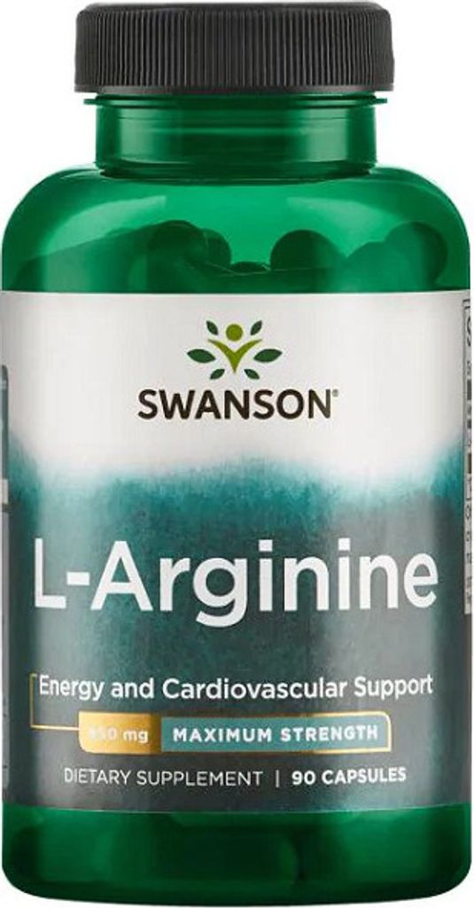 L-Arginin 850 mg 90 Kapseln Swanson Health Products Produktbild 
