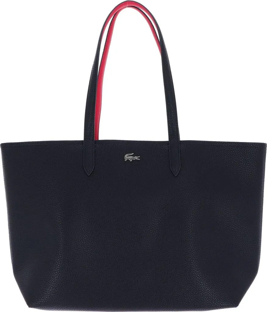 Grand Sac à Main Cabas Lacoste Anna Coloris Petunia avec Zip Central