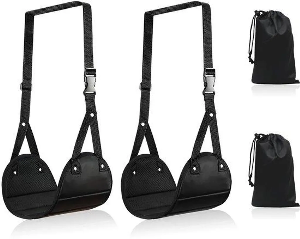 Hamac de pieds pour avion ajustable lot de 2 supports de voyage suspendus