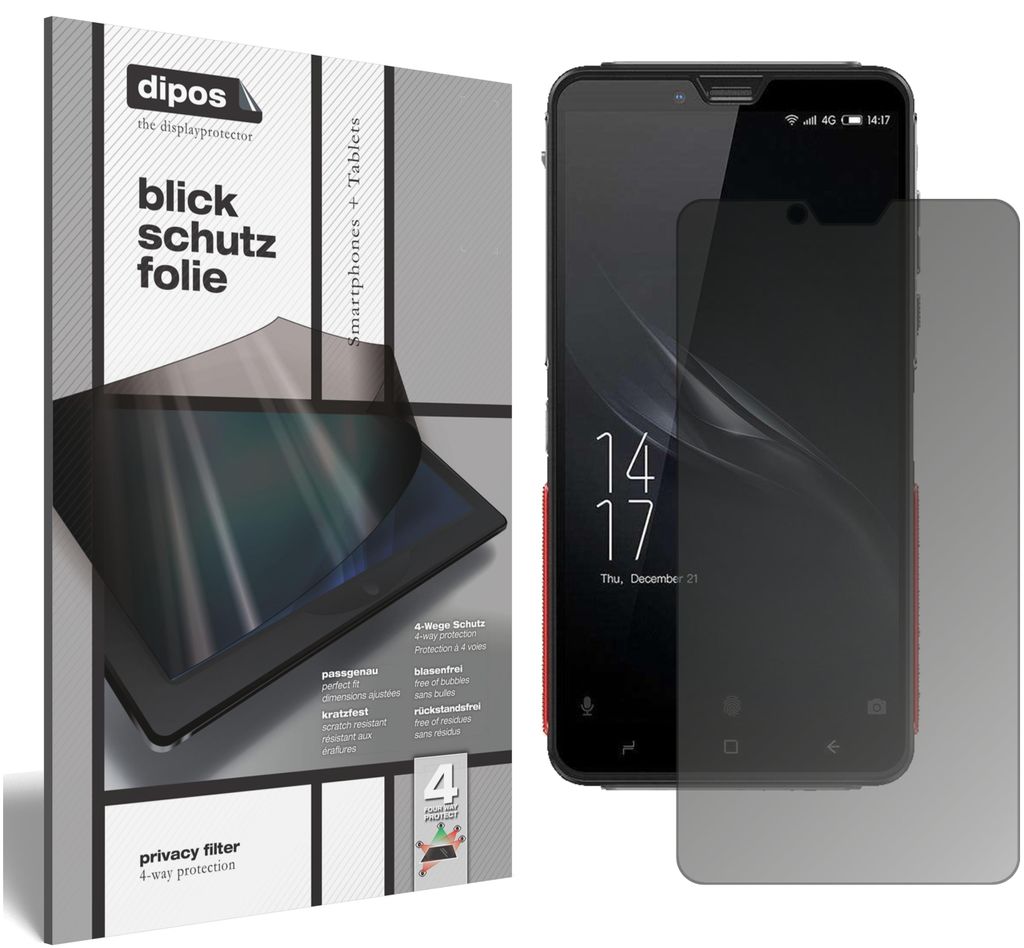 Schutzfolie für Elephone Soldier Blickschutzfolie matt Produktbild 