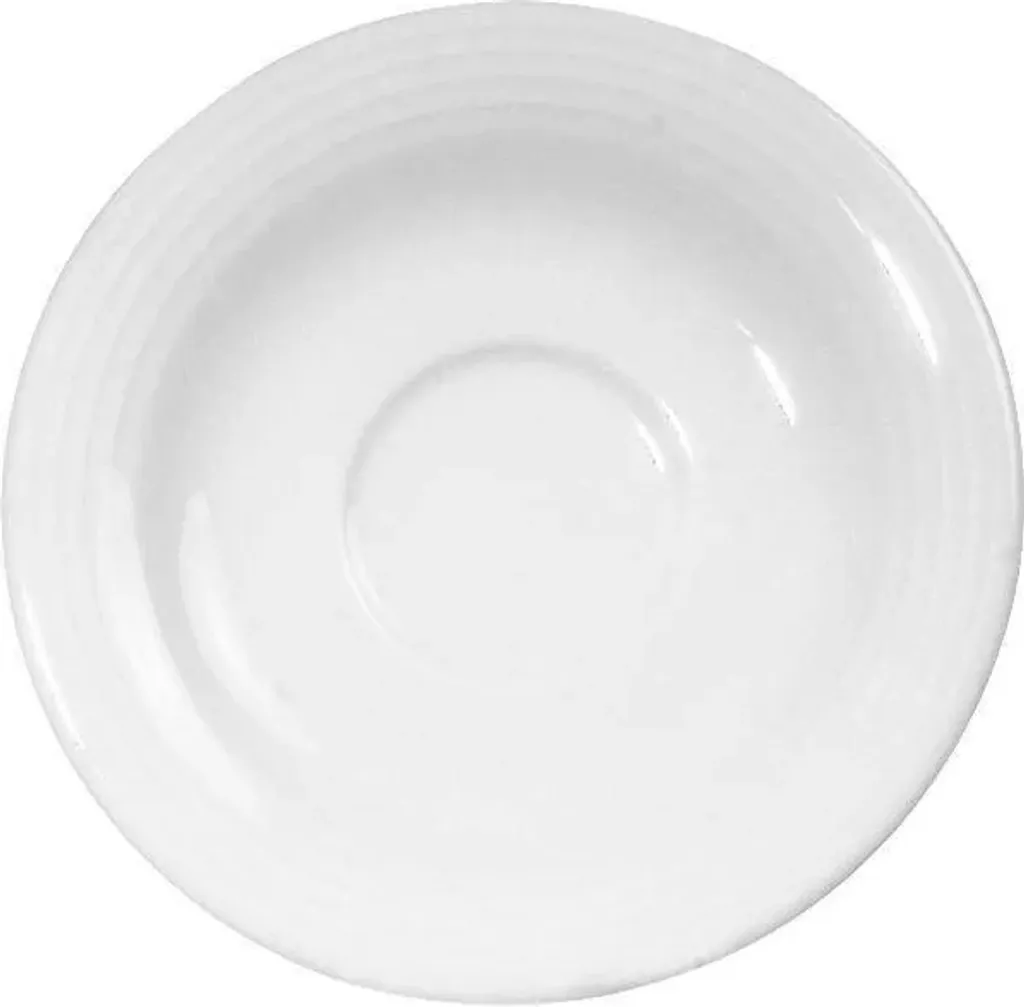 Sottotazza Bauscher Dialog 16 cm - Porcellana Bianca Tradizionale Uni