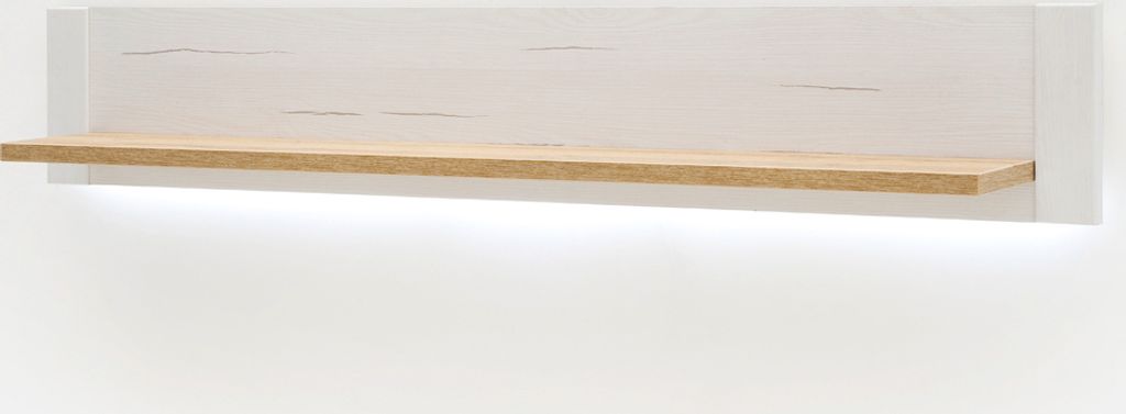 Wandboard BRASILIA-05 Paneel in Pinie Aurelio & Grandson Oak.Nb., - B/H/T: 150/25/22cm