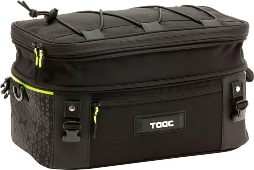 Sacoche Vélo 15L Taac TC10 Noir Noir - Fixation Rapide et Grande Capacité