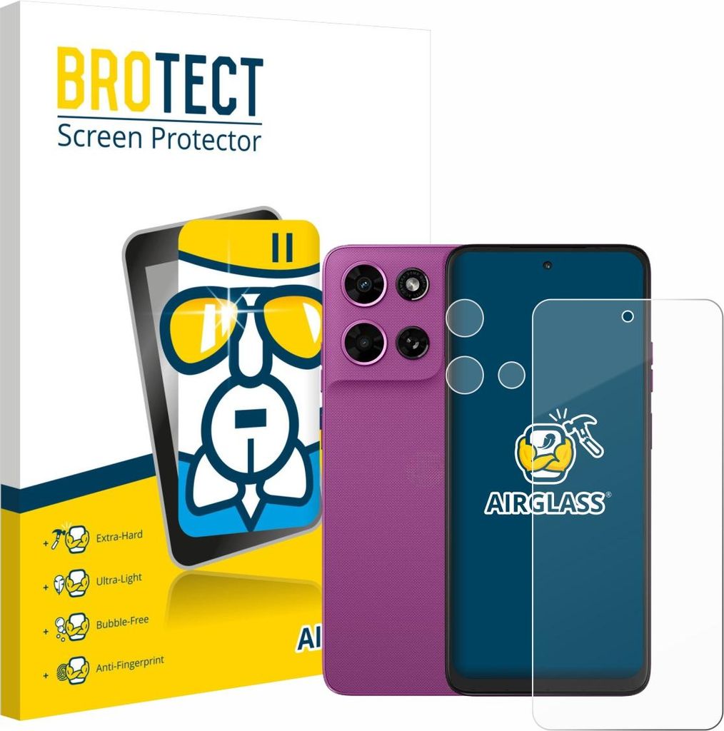 BROTECT Schutzglas für Motorola Moto G Play 2026 (Display+Kamera) Schutzfolie Panzer Folie Glas Display Schutz klar