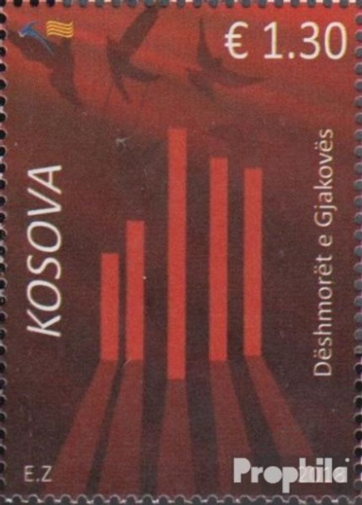 Briefmarken Kosovo 2018 Mi 449 (kompl.Ausg.) postfrisch Produktbild 