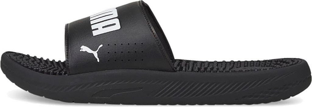 Puma Softride Slide Sportschuhe Herren Badeschuhe Pantolette Schwarz, Schuhgröße:EUR 44.5 | UK 10