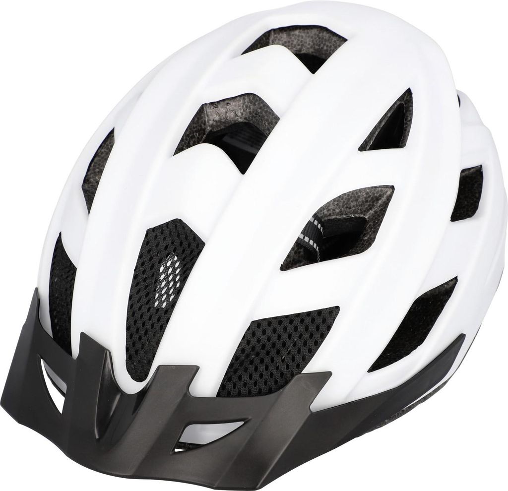 Kask rowerowy Fischer Urban Plus Atlanta L/XL biały czarny Zdjęcie produktu 
