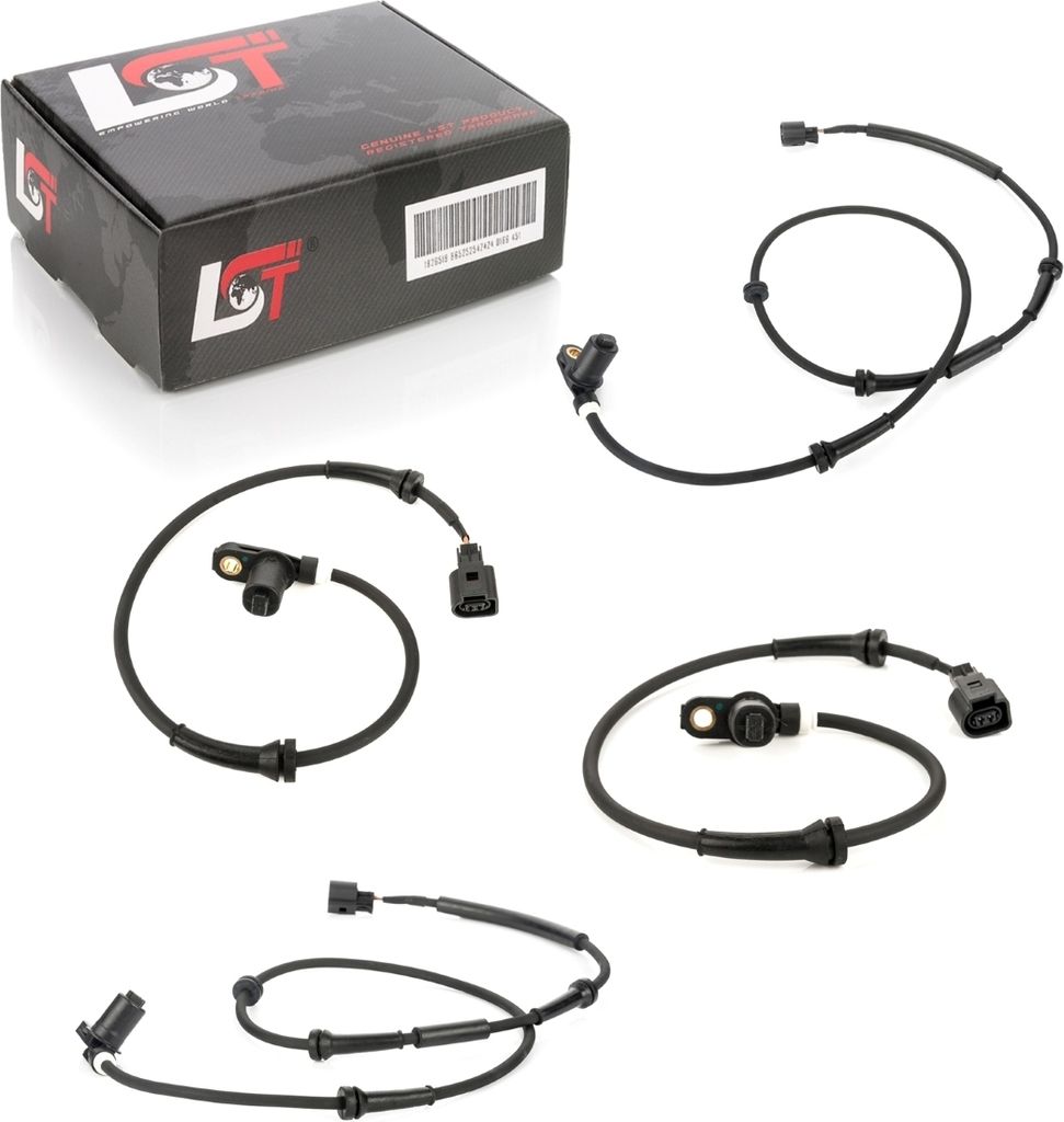 4x ABS Sensor Set vorne hinten für VW SHARAN SEAT ALHAMBRA FORD GALAXY bis 2000