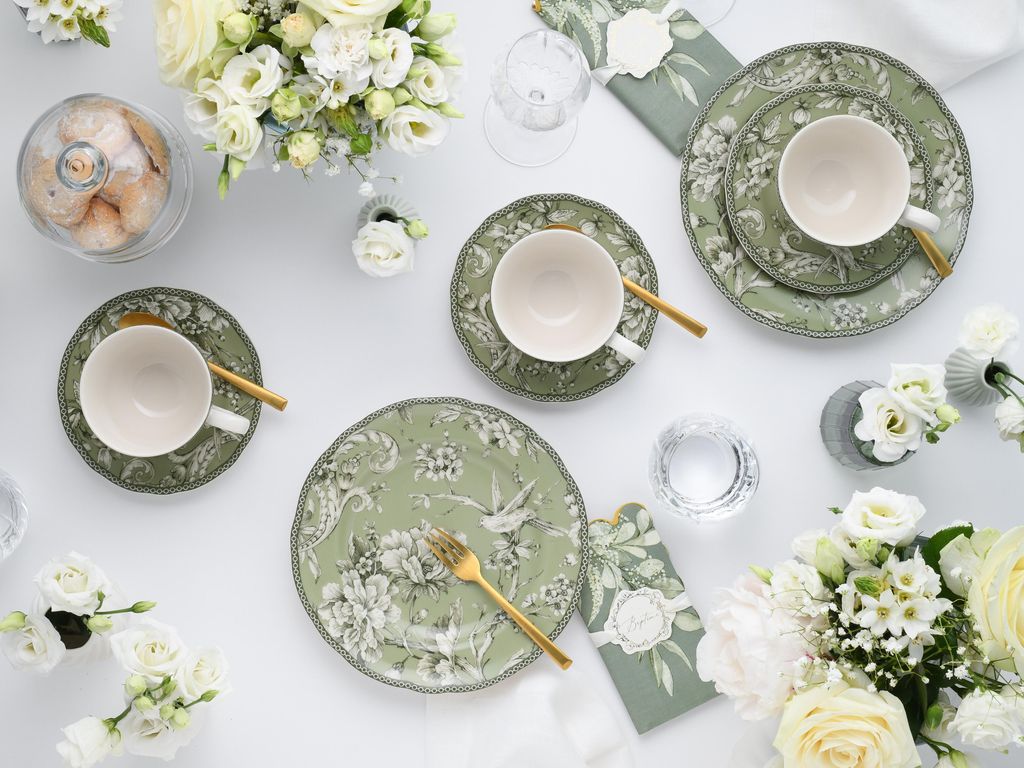 CreaTable, 24775, Adelaide Grün, Kombiservice 20-tlg, Produktbild 