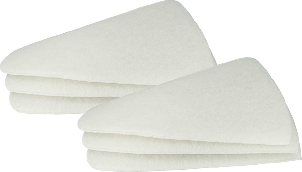 vhbw 6x Kegelfilter Ersatz für Vallox 1765, 394302 für Erdwärmetauscher - Abluftfilter G3 Weiß