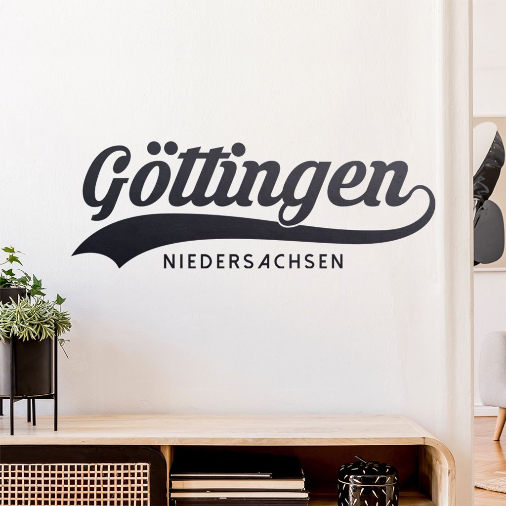 Göttingen Niedersachsen Wandtattoo Wandaufkleber Wall Sticker - Dekoration, Küche, Wohnzimmer, Schlafzimmer, Badezimmer