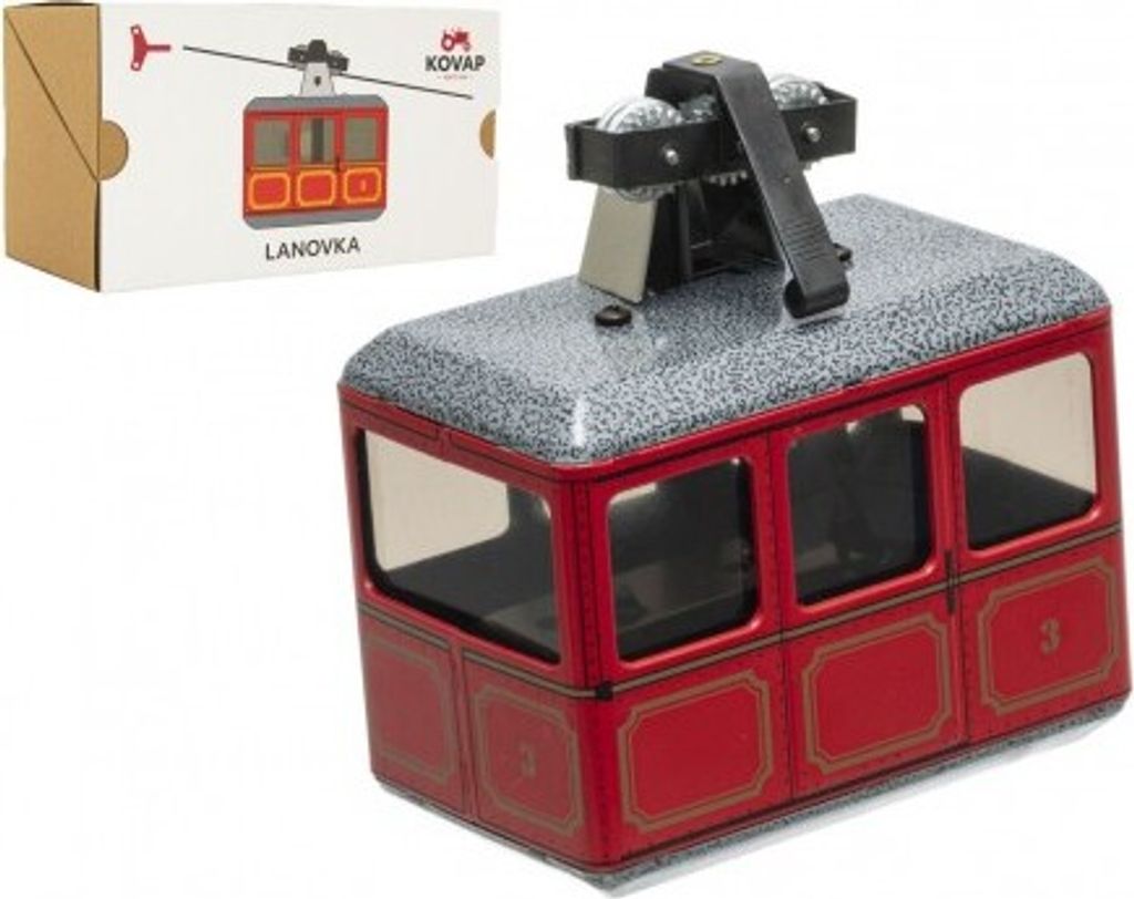 Lanový červený prívesok na kľúče kovový 10x7,5cm Obrázok produktu 