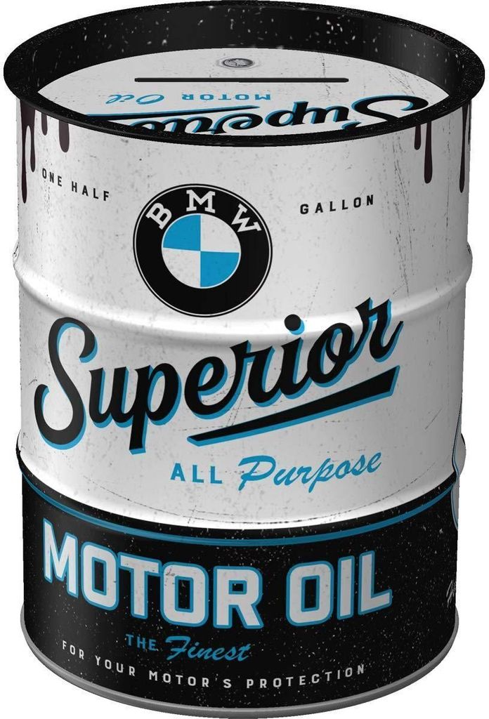Nostalgic-Art - Spardose Ölfass - BMW - BMW Superior Motor Produktbild 