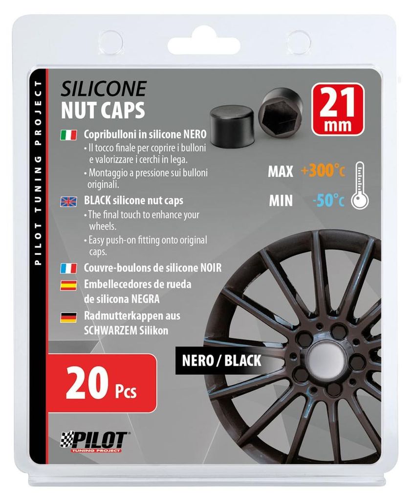Silikonowe osłony śrub, 20S szt. - 21 mm Zdjęcie produktu 