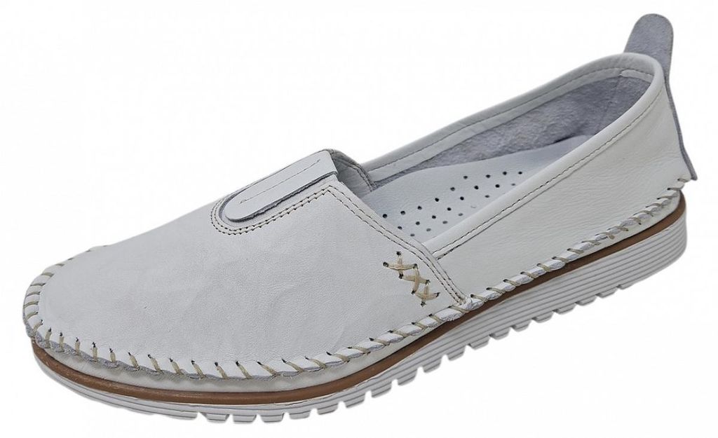 Mocassins Andrea Conti blancs, taille 39 Image du produit 