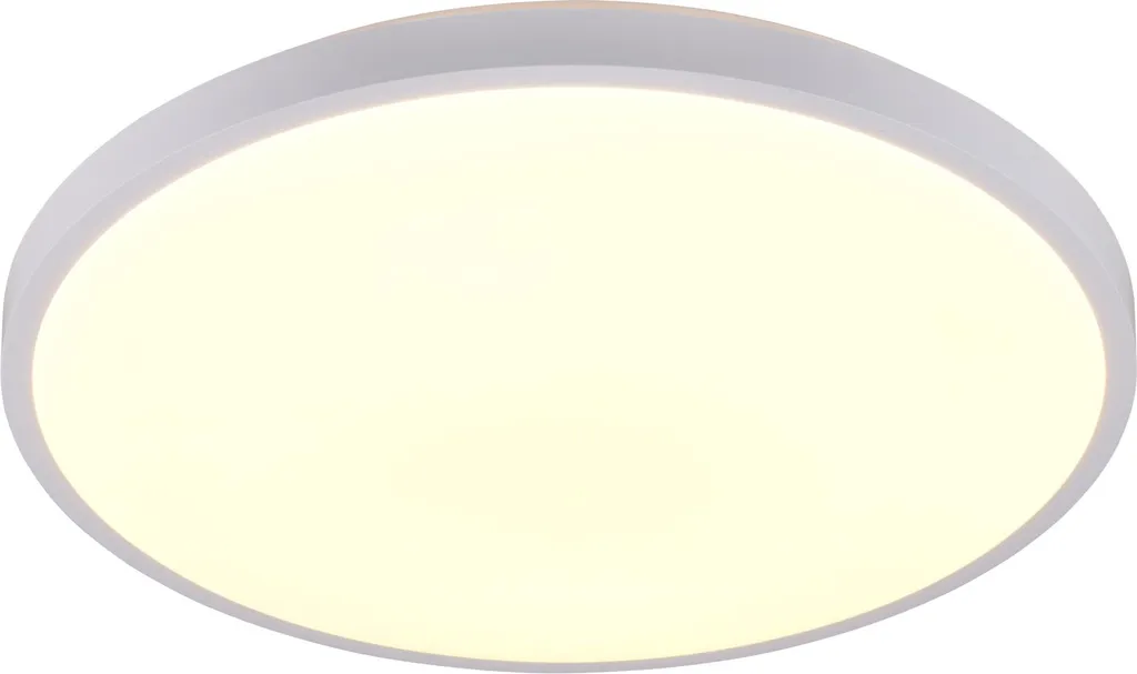 Plafoniera LED, bianca, telecomando, dimmerabile, D 49 cm
