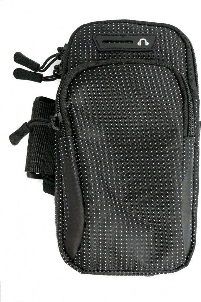 Tasche Schutztasche Armtasche Outdoor Jogging Schwarz für Smartphone MP3 Player