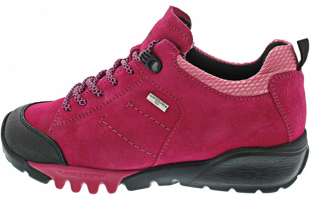 Waldläufer H-Amiata sportlicher Schnürer Rosa in Gr. 37.5
