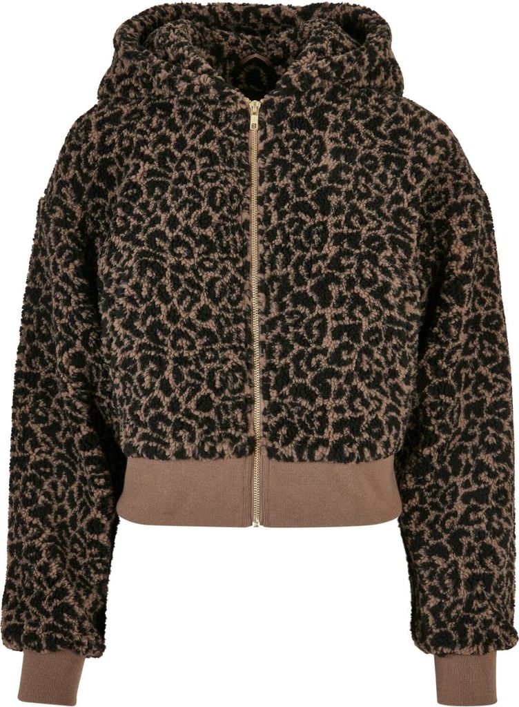 Urban Classics Ladies - Short Oversize Sherpa Jacke - L
