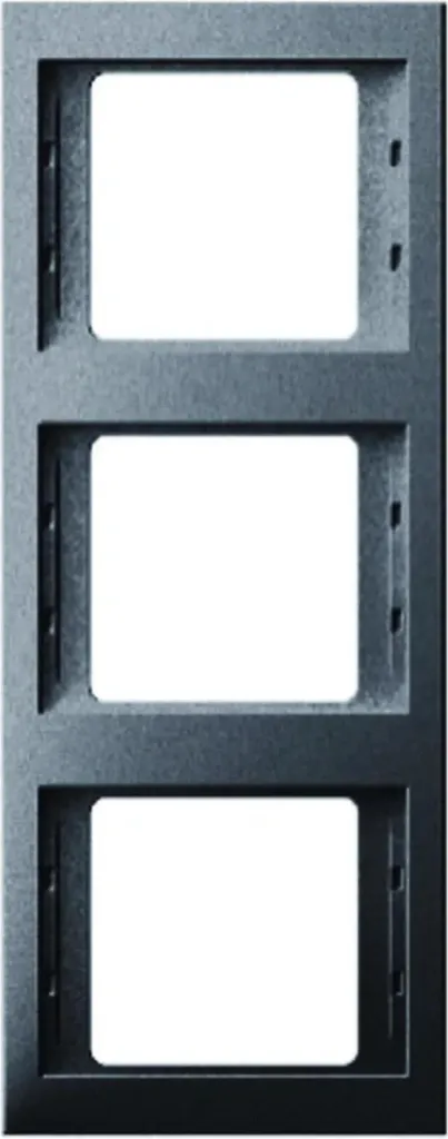Plaque Triple Berker K.1 Anthracite Mat Vertical - Design Haut de Gamme