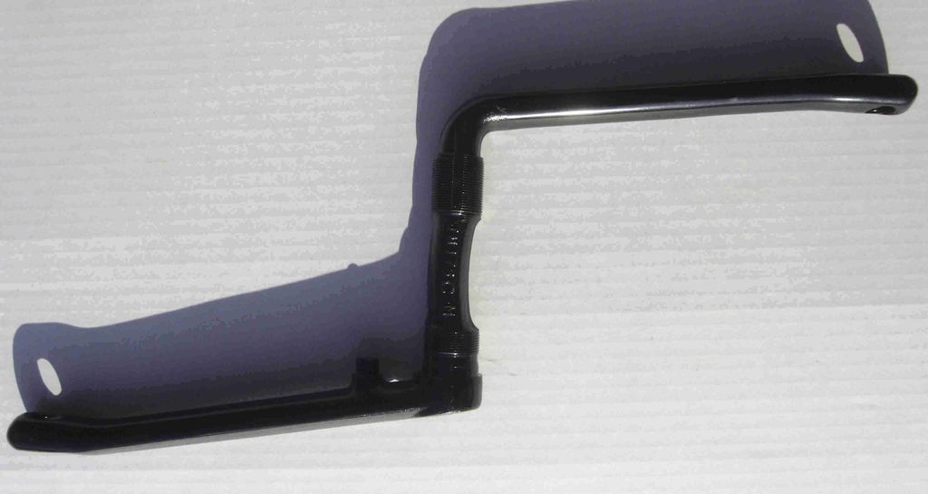 One piece Crank, Kuno Kante 175 mm schwarz Kurbel aus einem Stück