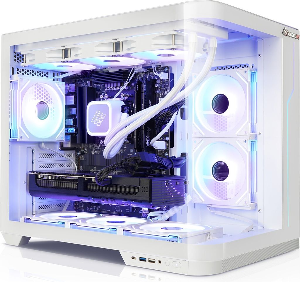 kiebel.de Gaming PC Panorama Curve IX AMD Ryzen 7 9700X, 32GB DDR5, AMD Radeon RX 9070 16 GB, 1TB SSD, Windows 11, Gaming PC