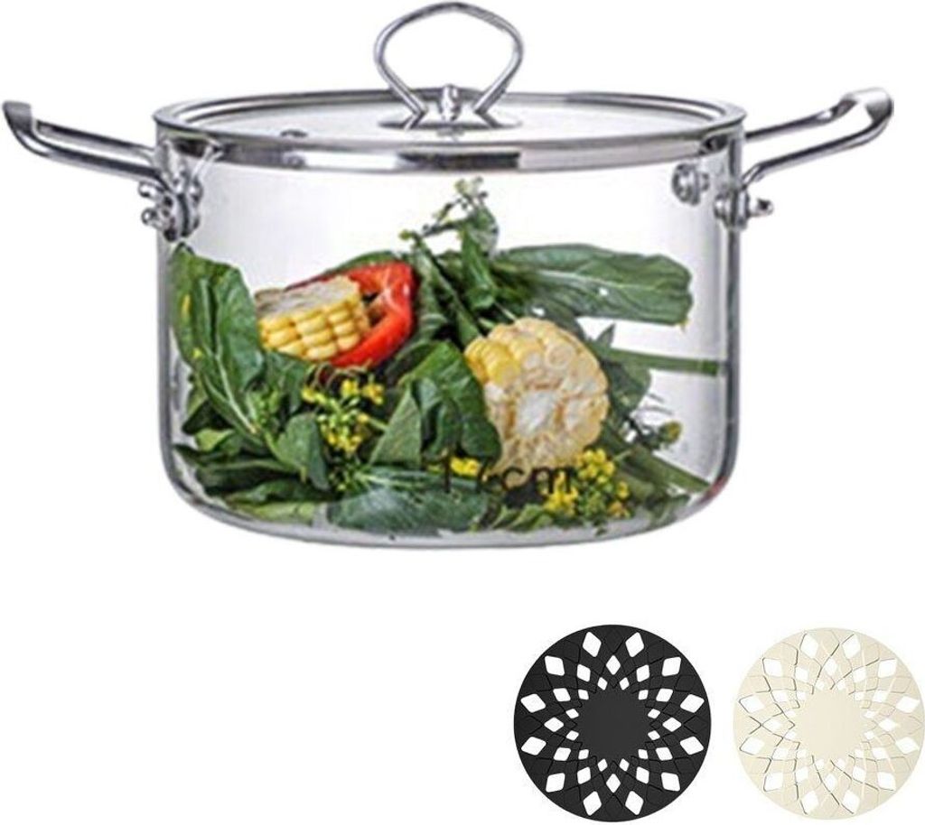 3.5L Glastopf zum Kochen, hochtemperaturbeständiger Produktbild 1