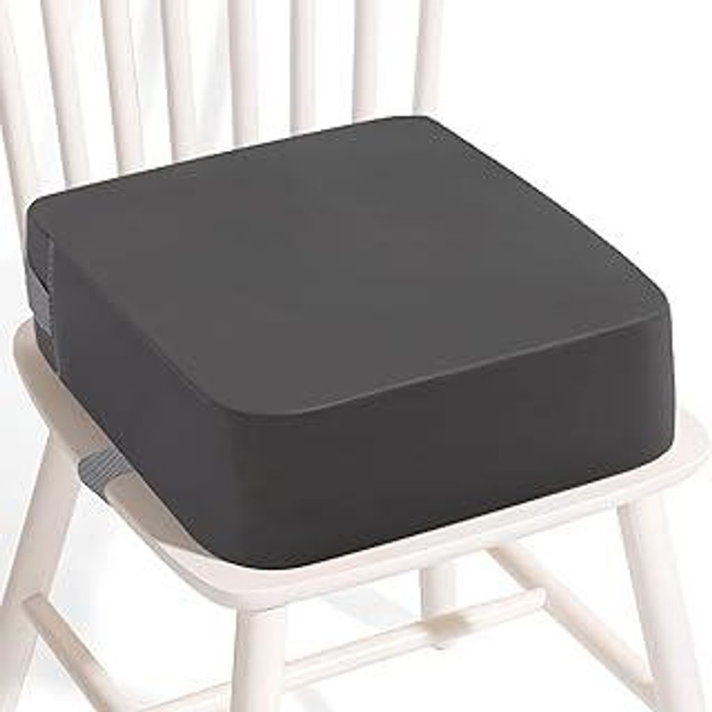 Sitzerhöhung Stuhl Kind, Waschbar Zerlegbar Tragbare Sitzerhöhung Kleinkinder Esszimmerstuhl ErhöHen Pad Esszimmer Boostersitze mit 2 Sicherheit...