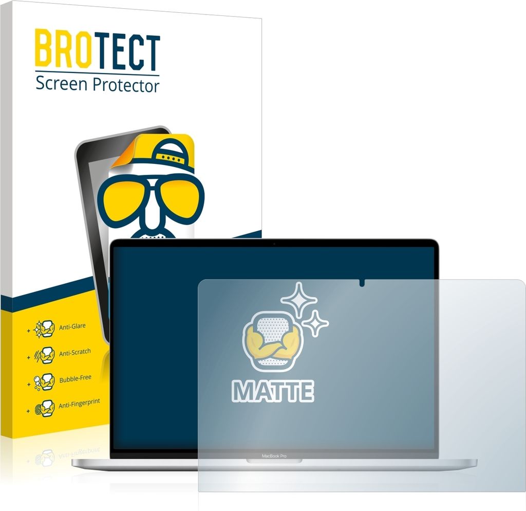 BROTECT Schutzfolie für Apple MacBook Pro 16" 2019 Displayschutz Displayschutzfolie Folie Matt Entspiegelungsfolie