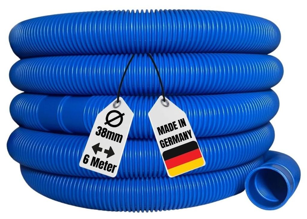 Poolschlauch Schwimmschlauch 6 Meter 38mm 1 1/2" Produktbild 