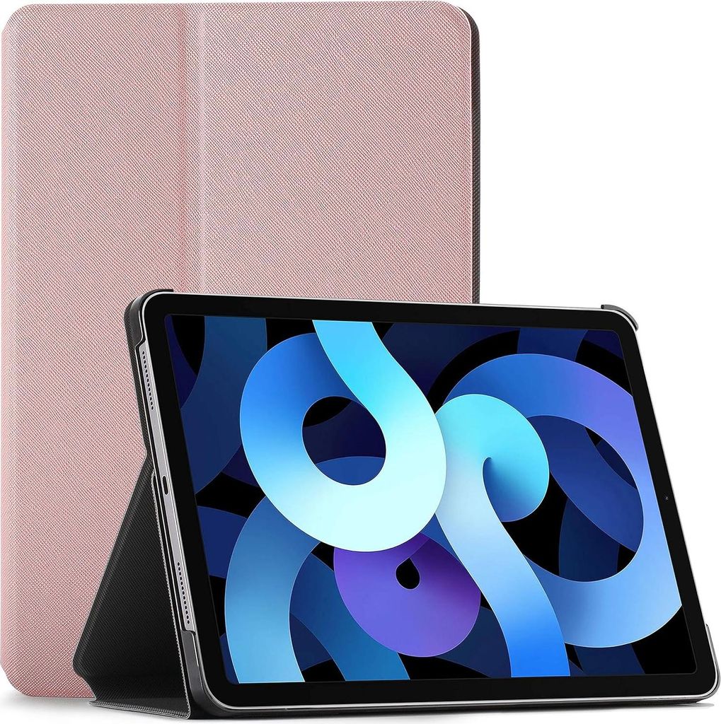 Hülle für Apple iPad Air 4. Generation 2020, Pink, faltbar, geschlossen mit Klappe