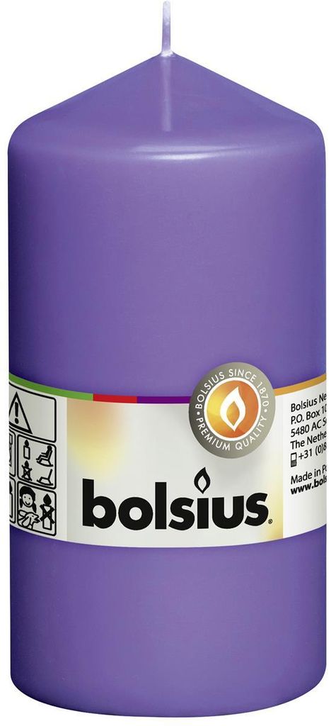 Bolsius Stumpenkerze Ultraviolet 130/68mm