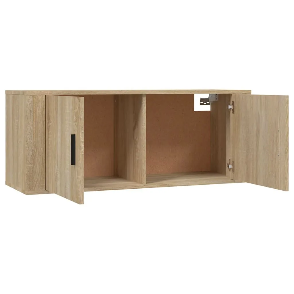 The Living Store Parete TV rovere Sonoma 100x34,5x40 cm - 8