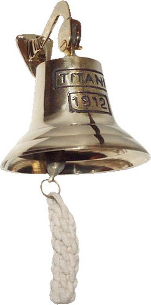 Schiffsglocke Titanic 1912 Messing Glocke Nostalgie Maritim 9 cm