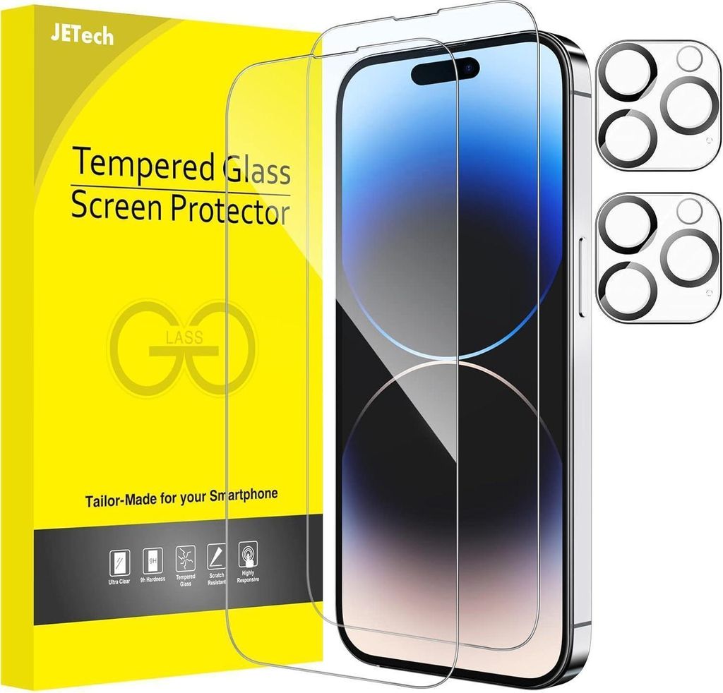 Displayschutz für iPhone 14 Pro 6,1 Zoll, Full Screen Produktbild 