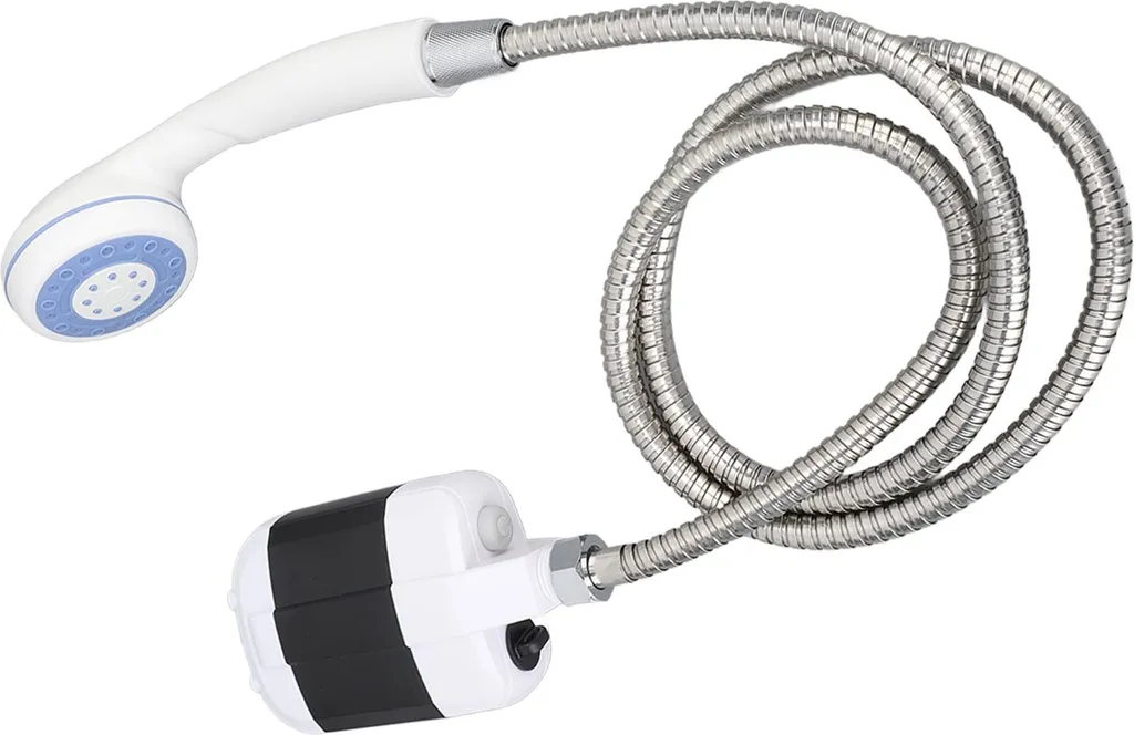Douche de camping nomade pour van et randonnée, kit portable rechargeable USB - 6