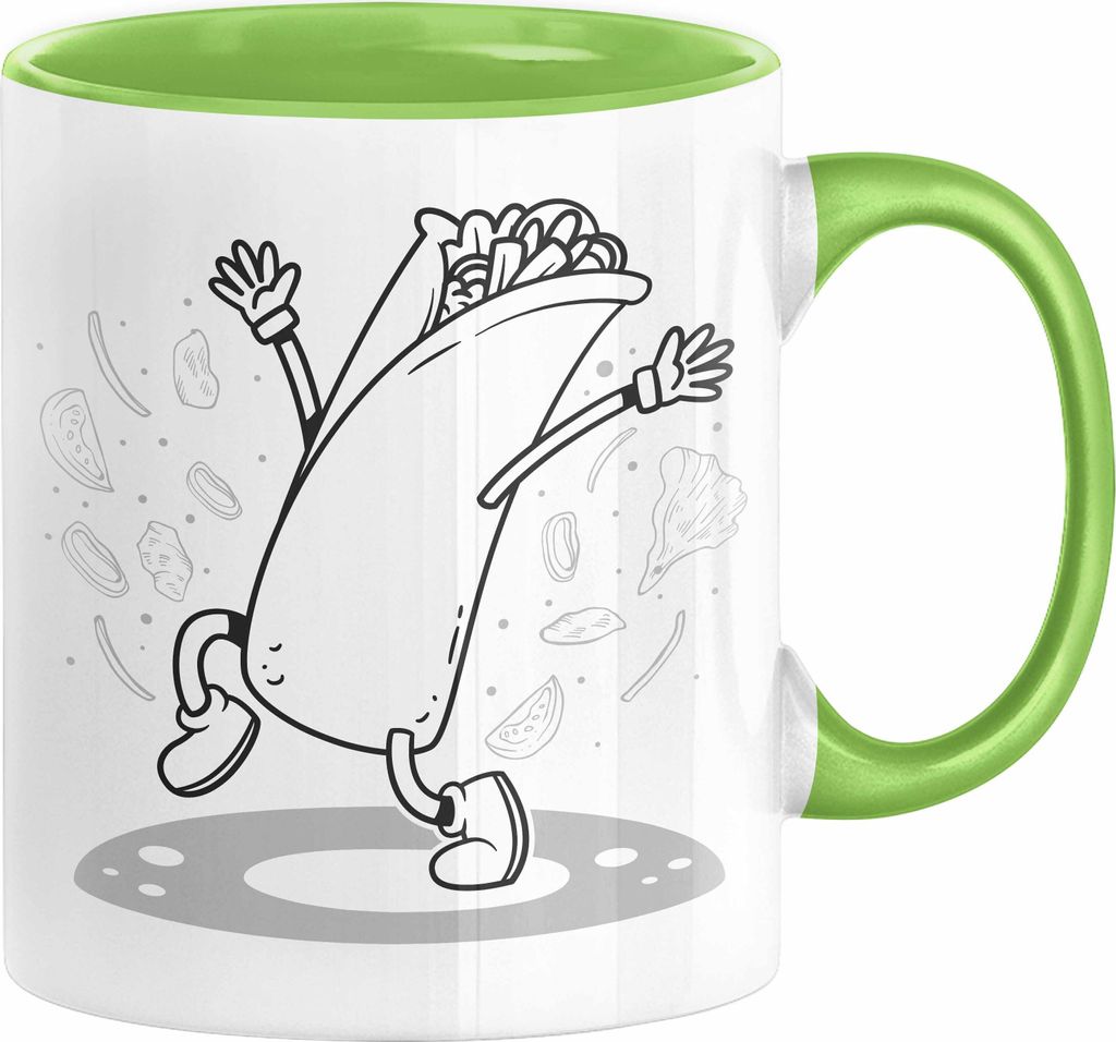 Burrito Geschenk Tasse (Grün)
