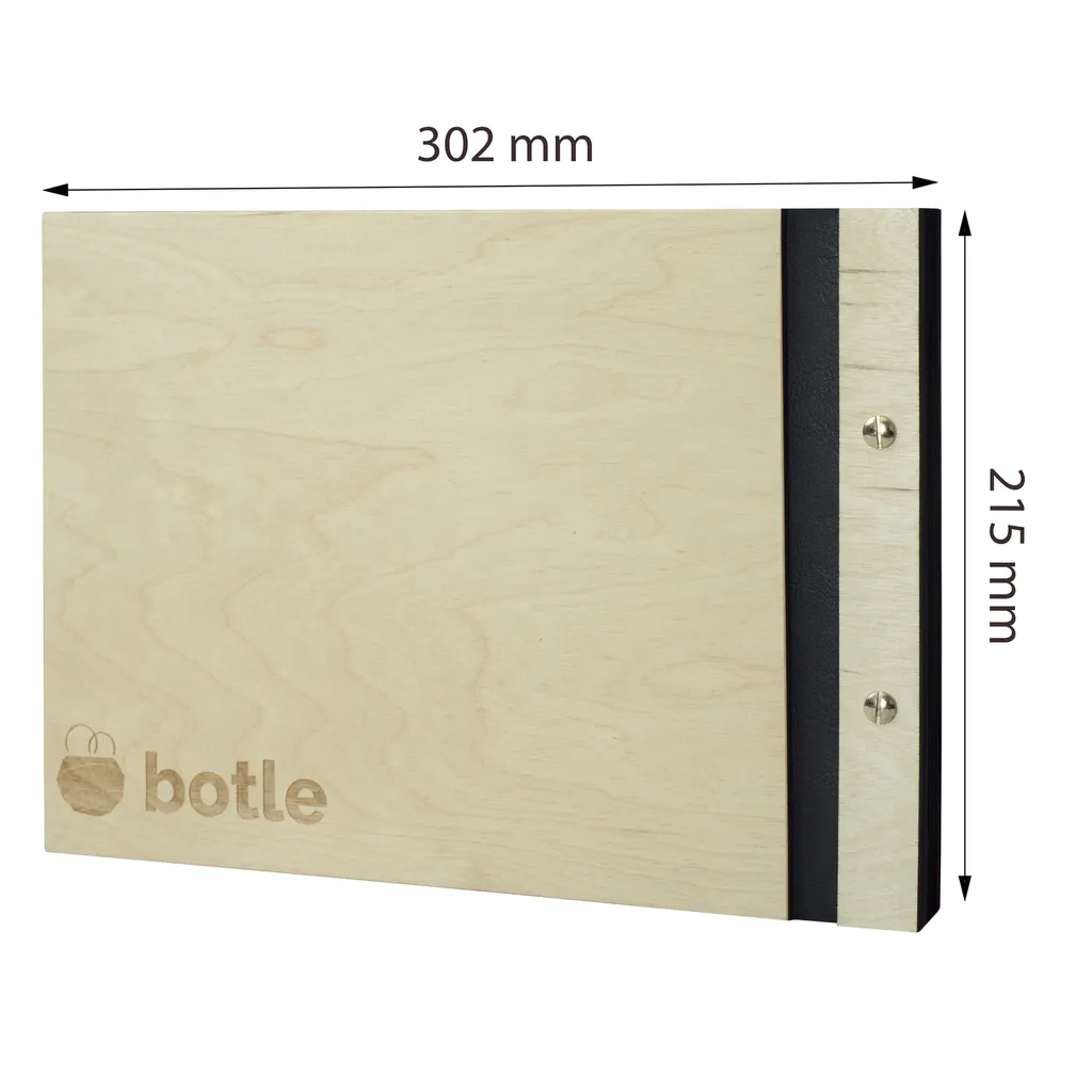 Album photo en bois pour 120 tirages de vacances 10x15 cm