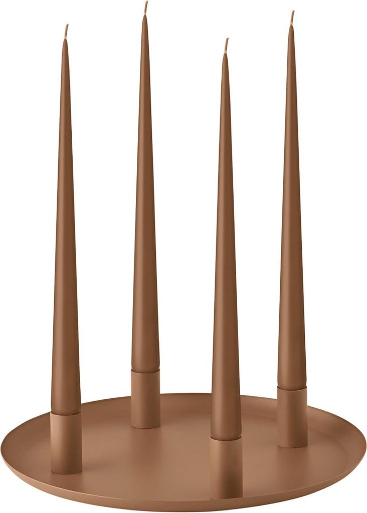 blomus GmbH LOHA Kerzenhalter rund amber brown 30cm