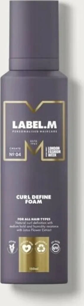 Label.m Curl Define Foam 150ml: Stock Limitato! Definizione Ricci