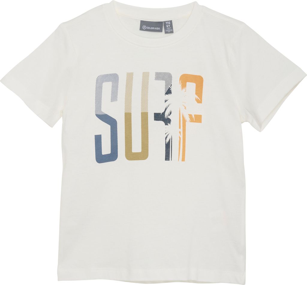 Color Kids COT-Shirt Kinder Jungen T-Shirt Shirt Kurzarm mit Rundhals Print Regular fit